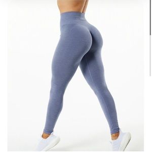 FRENCH BLUE Alphalete Amplify Leggings Size M